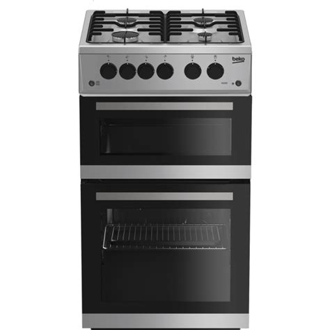50cm gas cooker silver